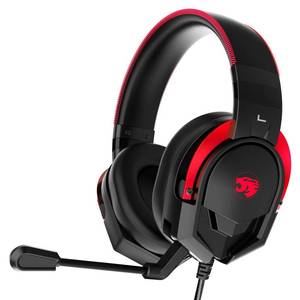 lot 5336 image: IMYB A88 Gaming Headset with Microphone, Stereo Wired Noise Cancelling Over-Ear Headphones with Mic for Pc, Ps5, Xbox One Series Xs, Ps4, Computer, Laptop, Mac, Nintendo, Gamer (Red)