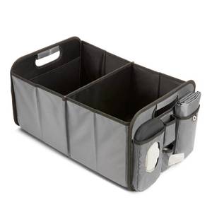 lot 5338 image: Munchkin Brica Out-n-About Trunk and Car Organizer with Diaper Changing Station, Collapsible, Grey
