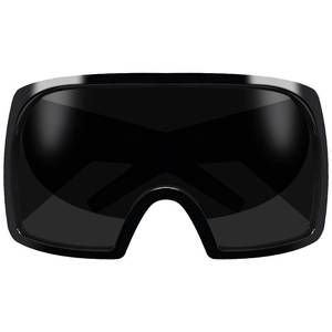 lot 6343 image: TYA Oversized Wrap Around Sunglasses for Women Men, Futuristic Rave Curved Lens Shades, Fashion Trendy Shield Sun Glasses
