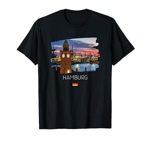lot 6347 image: Hamburg Germany Flag T-Shirt Size L