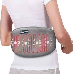 lot 6388 image: Comfier Heating Pad with Massager,Back Massager with 2 Heat Levels & 3 Massage Modes,Heating Pads for Cramps,FSA or HSA Eligible,Heated Massage Belt for Abdominal, Lumbar,Fit for Women,Men