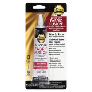 lot 6462 image: Aleenes Quick Dry Fusion Fabric Adhesive, 1.5 Fl Oz, Clear