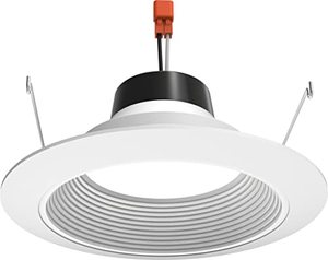 lot 7234 image: Juno Lighting 6RLD G4 07LM 27K Retrofit Dimmable Downlight, 6-Inch, Warm White