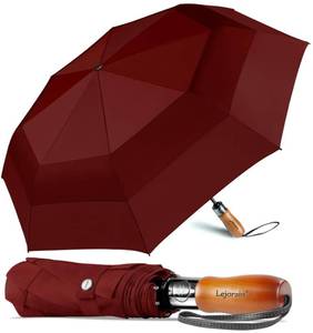 lot 8230 image: Lejorain Large Compact Golf Umbrella - 54inch Oversized Auto Open Close Folding Golf Umbrella Travel 210T Dupont Teflon Coated Vented Windproof Double Canopy for Women Men