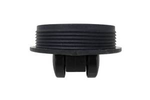 lot 8237 image: Shepherd Hardware 8721E Hidden Swivel Plate Casters, 2-12 Inch, Black, 8 Count