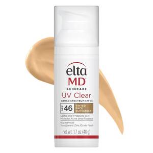 lot 8239 image: EltaMD UV Clear Tinted Sunscreen for Face, SPF 46 with Zinc Oxide, Oil-Free, Dermatologist Recommended, For Acne-Prone Sensitive Skin, 1.7 oz
