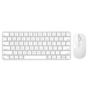 lot 8269 image: Wireless Keyboard and Mouse for Mac, Bluetooth2.4G USB Dual-Channel Connection, Multi Device, Rechargeable Wireless Keyboard and Mouse Combo Compatible with Mac, iPad, iPhone