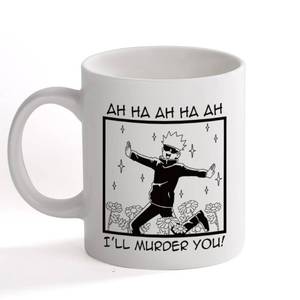 lot 8277 image: Cute Gojo Satoru Anime Ceramic Mug Gifts Accessories For Anime Lovers His Her, 11 oz
