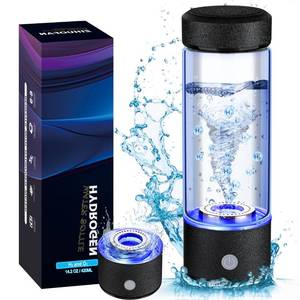 lot 8288 image: 2025 New Hydrogen Water Generator Bottles, Portable Hydrogenated Water Bottle with SPE PEM Technology, 420ml Hydrogen Water Bottle Generator, Rechargeable Ionizer Machine for Home, Office, and Travel