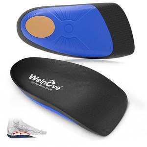 lot 8305 image: Plantar Fasciitis Inserts for Heel Pain - (FSA HSA Eligible) Welnove Arch Support Heel Cushions Insoles for Heel Spur, Achilles Tendon, Heel Cups for Most Shoes, Womens 6-9, Mens 5-8