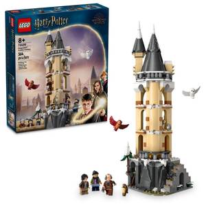 lot 8319 image: LEGO Harry Potter Hogwarts Castle Owlery Toy, Wizarding World Fantasy Toy for Girls and Boys, Harry Potter Castle Playset with 3 Characters, Birthday Gift Idea for Kids Ages 8 and Up, 76430