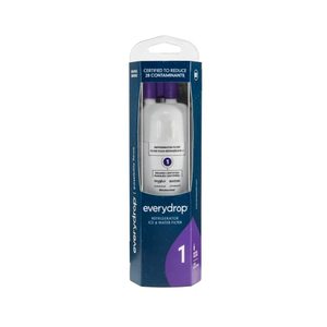 lot 8322 image: everydrop by Whirlpool Ice and Water Refrigerator Filter 1, EDR1RXD1, Single-Pack , Purple