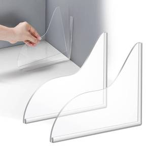 lot 8324 image: UIOCSSC Shower Splash Guard, 2 Pack Bathtub Shower Water Splash Guards Silicone Bathtub Splash Guard Self-Adhesive Waterproof Shower Guards to Keep Water in Shower