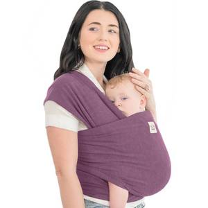 lot 9785 image: KeaBabies Baby Wrap Carrier - All in 1 Original Baby Carrier Newborn to Toddler Sling, Easy to Wear, Hands Free Bonding, Lightweight, Breathable Infant Wraps (Dark Mauve)