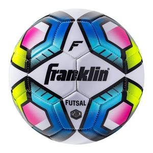 lot 9793 image: Franklin Sports Futsal Ball - Low Bounce Futsal and Indoor Soccer Training Ball - Heavy Indoor  Outdoor Construction - Official Size - Size 4