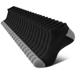 lot 9802 image: COOVAN 10 Pairs Mens Cushion Ankle Socks Men 10 Pack Low Cut Comfort Breathable Casual Socks