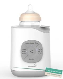 lot 12374 image: GROWNSY Bottle Warmer, Baby Bottle Warmer Fast for Breastmilk & Formula, Accurate Temperature Control, Milk Warmer for All Bottles with Thaw, Sterilizing, Keep Warm, Heat Food