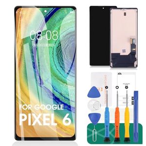 lot 12378 image: OLED for Google Pixel 6 Screen Replacement for Google Pixel 6 LCD Digitizer for Google Pixel 6 Touch Screen Display Assembly Repair Kits with Frame GB7N6 G9S9B16 (with Fingerprint Function) - Retail $84.41
