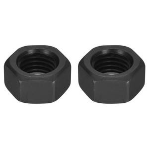 lot 12408 image: uxcell 34-10 UNC Hex Nuts, Carbon Steel Grade 8.8 Black Oxide Hexagon Nut for Screw Bolt, 2 of Pack