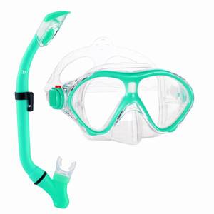 lot 16289 image: Snorkeling Gear for Kids with Foldable Silicone Full Dry Snorkel, Kids Snorkel Set Anti Leak Youth Junior Snorkeling Package Diving Mask Soft Tube with Mesh Bag Scuba Swimming Goggles