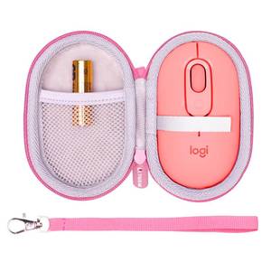 lot 16320 image: LTGEM Case Compatible with Logitech POP & Pebble Mouse 2 M350sM350M355M340i345 Wireless Bluetooth Mouse, PinkGrey (Just Case)