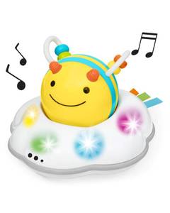 lot 16345 image: Skip Hop Baby Follow-Me Bee Tummy Time Crawl Toy 3-Stage Infant Sensory Development with Lights Sounds and Music Explore & More Age 5m
