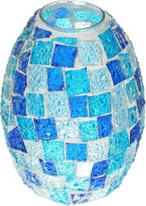 lot 8112 image: Angoily Vintage Mosaic Glass Wall Lampshade for Indoor Lighting
