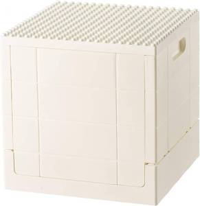 lot 8158 image: SHIMOYAMA Plastic Foldable Kid Storage Box, 25L for Duplo Bricks