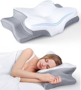 lot 8162 image: Ultra Pain Relief Cooling Pillow for Neck Support - Cozyplayer