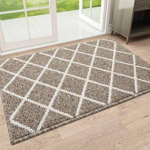lot 8172 image: Finchitty Door Mat, Low-Profile, Non-Slip, 32 x 20, Khaki