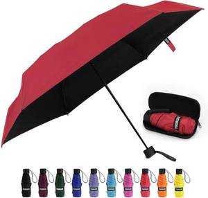 lot 8232 image: Yoobure Mini Umbrella Compact for Travel Sun&Rain Lightweight