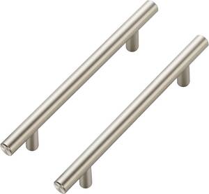 lot 8243 image: Ravinte 3 Pack 7.38 Cabinet Pull, 5 Hole, Brushed Nickel