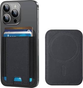 lot 8250 image: Strongest MagSafe Wallet for iPhone 1615141312, Black & Black