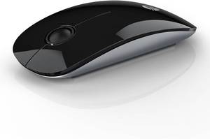 lot 8253 image: Bluetooth Wireless Mouse - Slim Dual Mode, Quiet Click, 1600 DPI