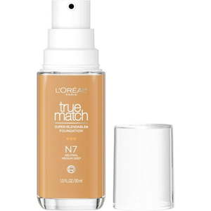 lot 8302 image: LOreal Paris True Match Foundation, N7 Neutral Medium Deep, 1 oz
