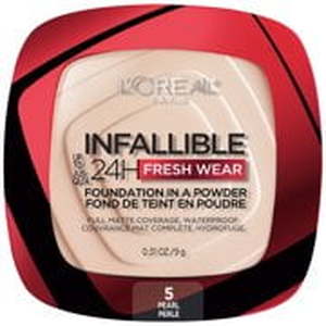 lot 8331 image: $16 LOreal Paris Infallible Fresh Wear, 140 Pearl, 0.31 oz