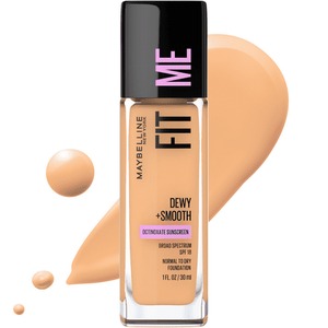 lot 8340 image: Maybelline Fit Me Dewy Smooth Foundation, SPF 18, 230 Natural Buff