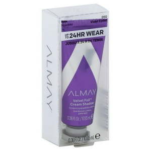 lot 8388 image: $27 Almay Velvet Foil Cream Shadow, Violet Eyelet 50, 0.36 fl oz