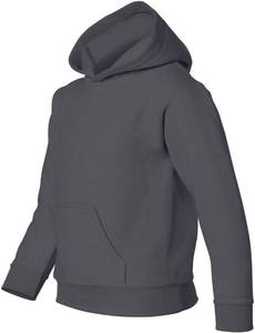 lot 8409 image: Gildan - Heavy Blend Youth Hooded Sweatshirt - 18500B