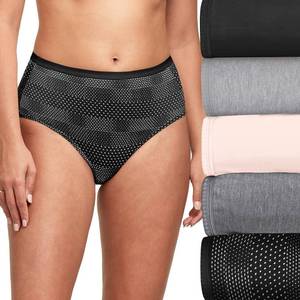 lot 8436 image: Women s Hanes Ultimate 6-Pack Breathable Brief Underwear