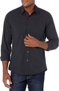 lot 8440 image: Amazon Essentials Mens Slim-Fit Long-Sleeve Poplin Shirt