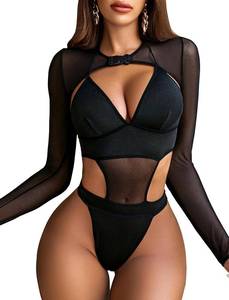 lot 8466 image: Avidlove Rave Outfits Women Festival Lingerie Bodysuit Set