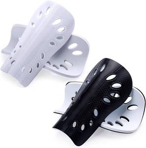 lot 8470 image: Soccer Shin Guards, 2 Pairs Superlight Shin Sleeves for All