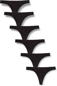lot 8474 image: Amazon Essentials Cotton Thong Underwear for Women, Pack of 6