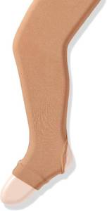 lot 8484 image: Capezio Girls Ultra Soft Self Knit Waistband Stirrup Tight - Girls