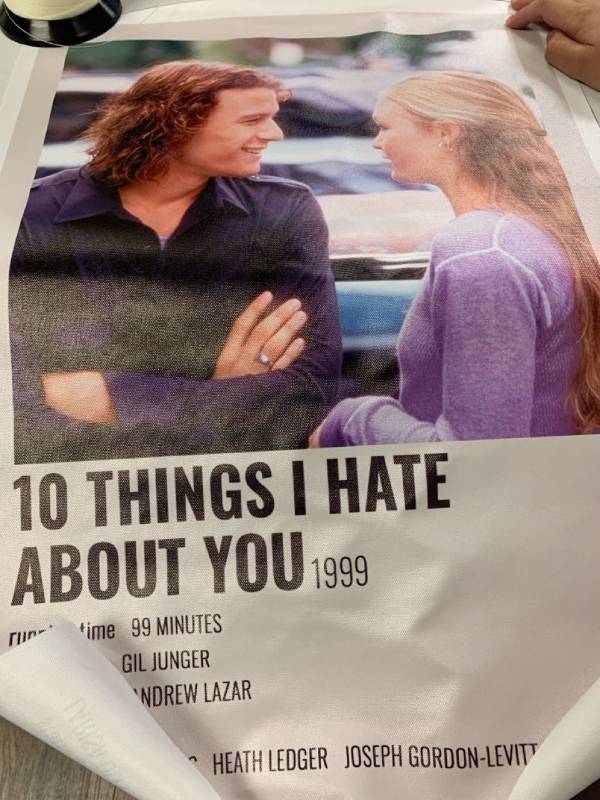 lot 53140 image: 10 thing I hate about you 1999 poster