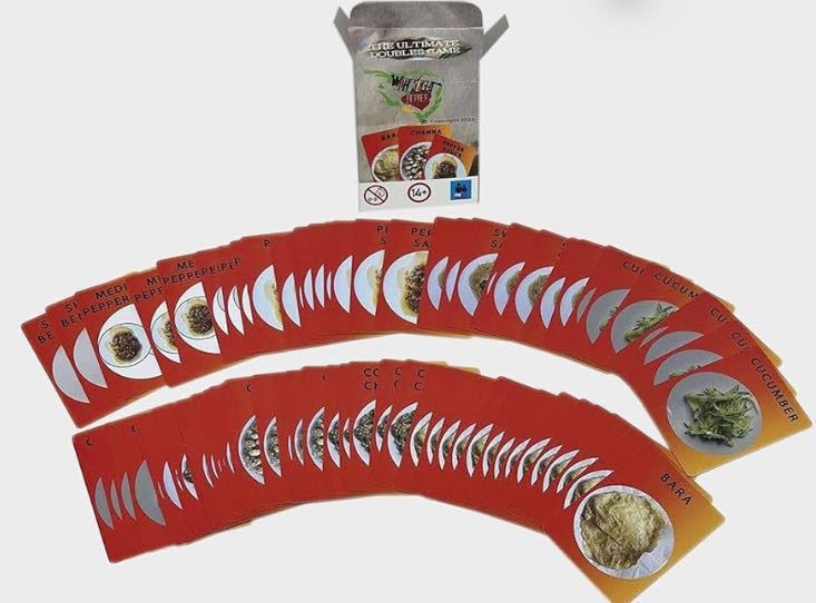 lot 67217 image: The Ultimate Doubles Card Game- Family-Friendly Party Games - Card Games for Adults, Teens & Kids. Trini Games