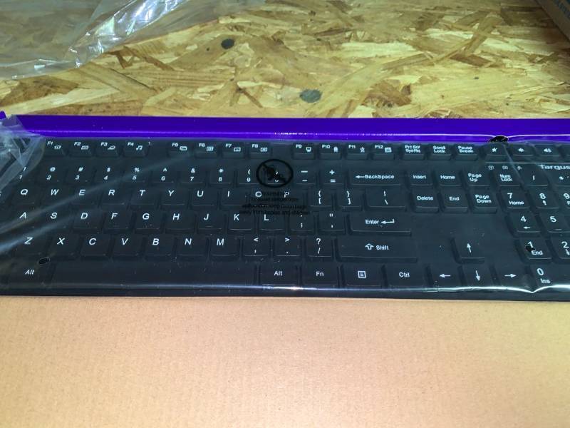 lot 985 image: Targus USB Standard Size Corporate Keyboard with USB Port Connector, True Plug-and-Play Device, Connects with Windows and Mac (AKB30US)