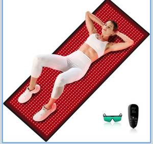 lot 326 image: Red Light Therapy Mat for Body 1280pcs LEDs 71�31 Large Infrared Red Light Therapy Pad 660nm&850nm for Full Body Pain Relief, Body Relax, Energy Recovery, Joint Repair, Improved Sleep