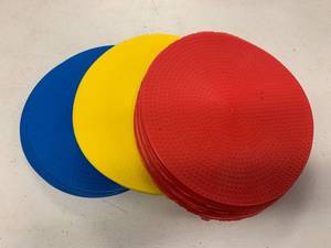 lot 332 image: Colored circles for kids exercise 28 pieces